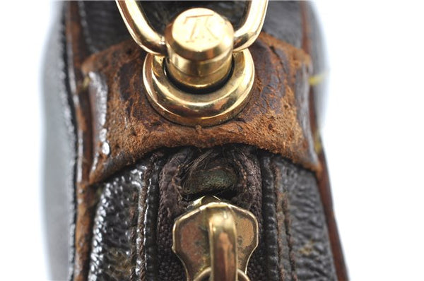 Auth Louis Vuitton Monogram Marly Dragonne PM Clutch Hand Bag M51827 LV J1950