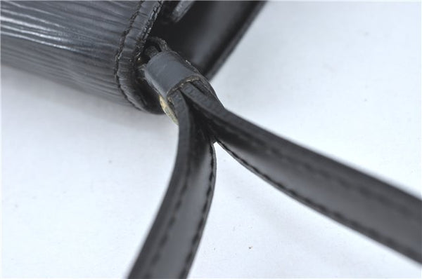 Authentic Louis Vuitton Epi Sellier Dragonne Clutch Bag Black M52612 LV J1951