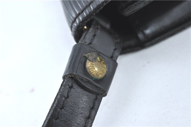 Authentic Louis Vuitton Epi Sellier Dragonne Clutch Bag Black M52612 LV J1951