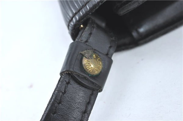 Authentic Louis Vuitton Epi Sellier Dragonne Clutch Bag Black M52612 LV J1951