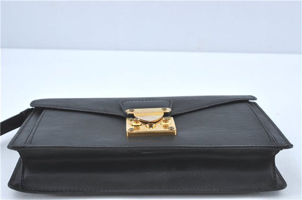Authentic Louis Vuitton Epi Sellier Dragonne Clutch Bag Black M52612 LV J1951