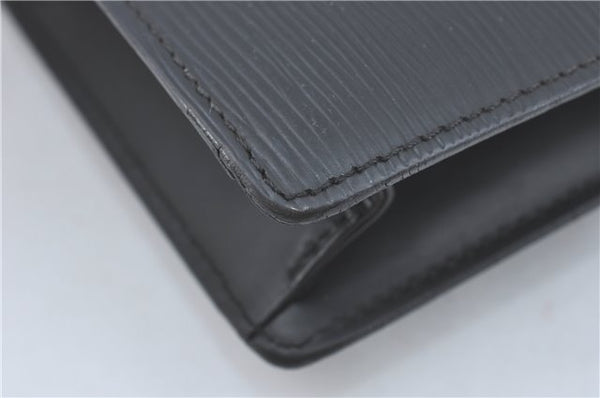 Authentic Louis Vuitton Epi Sellier Dragonne Clutch Bag Black M52612 LV J1951
