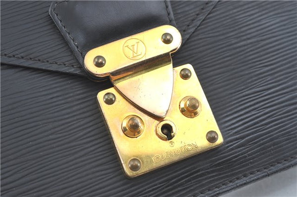 Authentic Louis Vuitton Epi Sellier Dragonne Clutch Bag Black M52612 LV J1951