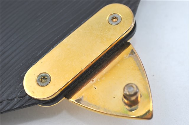 Authentic Louis Vuitton Epi Sellier Dragonne Clutch Bag Black M52612 LV J1951