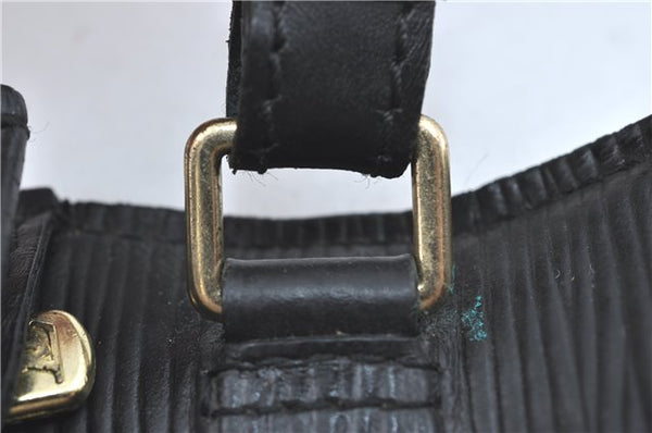 Authentic Louis Vuitton Epi Sellier Dragonne Clutch Bag Black M52612 LV J1951