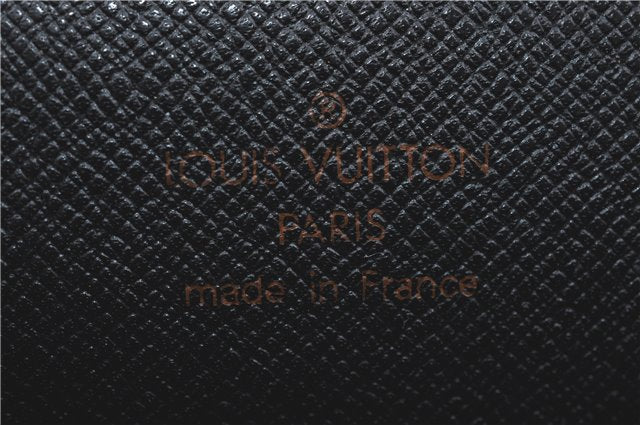 Authentic Louis Vuitton Epi Sellier Dragonne Clutch Bag Black M52612 LV J1951