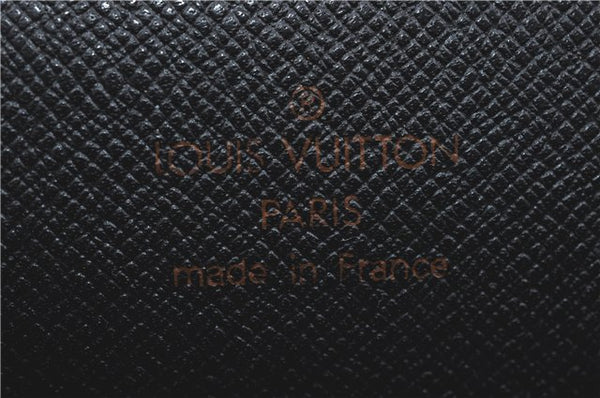 Authentic Louis Vuitton Epi Sellier Dragonne Clutch Bag Black M52612 LV J1951