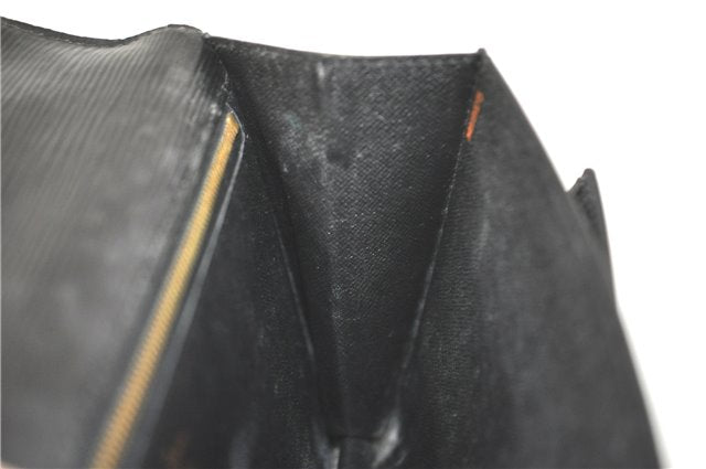 Authentic Louis Vuitton Epi Sellier Dragonne Clutch Bag Black M52612 LV J1951