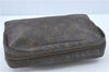 Auth Louis Vuitton Monogram Trousse Toilette 23 Clutch Hand Bag M47524 LV J1953
