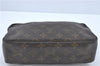 Auth Louis Vuitton Monogram Trousse Toilette 23 Clutch Hand Bag M47524 LV J1953