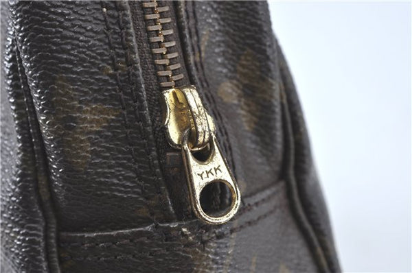 Auth Louis Vuitton Monogram Trousse Toilette 23 Clutch Hand Bag M47524 LV J1953