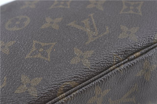 Auth Louis Vuitton Monogram Trousse Toilette 23 Clutch Hand Bag M47524 LV J1953