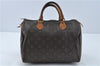 Authentic Louis Vuitton Monogram Speedy 30 Hand Boston Bag M41526 LV J1954