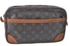 Authentic Louis Vuitton Monogram Compiegne 28 Clutch Hand Bag M51845 Junk J1961