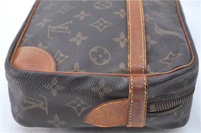 Authentic Louis Vuitton Monogram Compiegne 28 Clutch Hand Bag M51845 Junk J1961