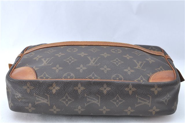 Authentic Louis Vuitton Monogram Compiegne 28 Clutch Hand Bag M51845 Junk J1961