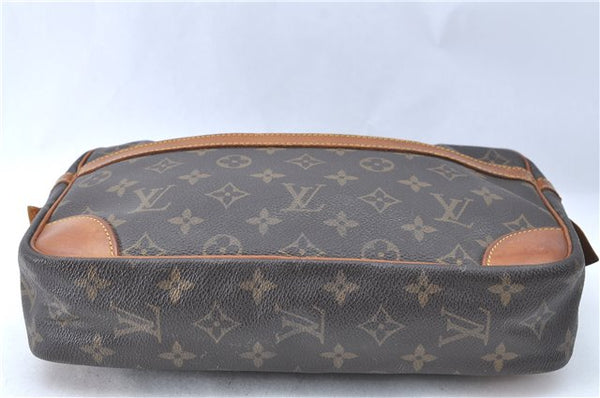 Authentic Louis Vuitton Monogram Compiegne 28 Clutch Hand Bag M51845 Junk J1961