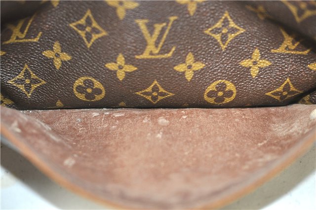 Authentic Louis Vuitton Monogram Compiegne 28 Clutch Hand Bag M51845 Junk J1961