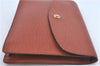 Authentic Louis Vuitton Epi Montaigne 27 Clutch Bag Brown M52653 LV J1962