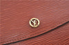 Authentic Louis Vuitton Epi Montaigne 27 Clutch Bag Brown M52653 LV J1962