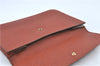 Authentic Louis Vuitton Epi Montaigne 27 Clutch Bag Brown M52653 LV J1962