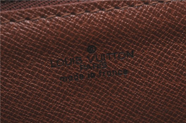 Authentic Louis Vuitton Epi Montaigne 27 Clutch Bag Brown M52653 LV J1962