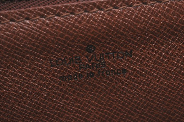 Authentic Louis Vuitton Epi Montaigne 27 Clutch Bag Brown M52653 LV J1962