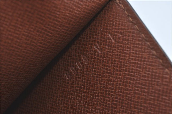 Authentic Louis Vuitton Epi Montaigne 27 Clutch Bag Brown M52653 LV J1962