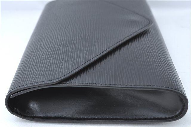 Authentic Louis Vuitton Epi Arts Deco Clutch Bag Black M52632 LV J1964