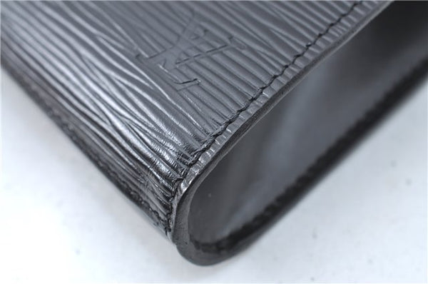 Authentic Louis Vuitton Epi Arts Deco Clutch Bag Black M52632 LV J1964