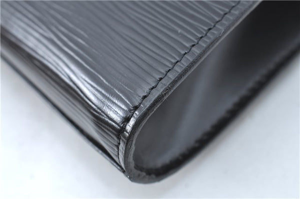 Authentic Louis Vuitton Epi Arts Deco Clutch Bag Black M52632 LV J1964