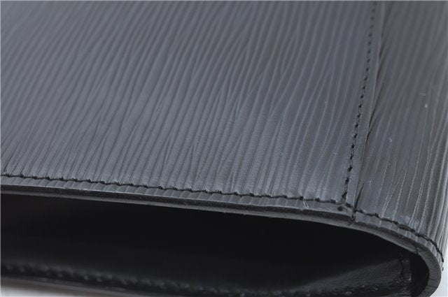 Authentic Louis Vuitton Epi Arts Deco Clutch Bag Black M52632 LV J1964