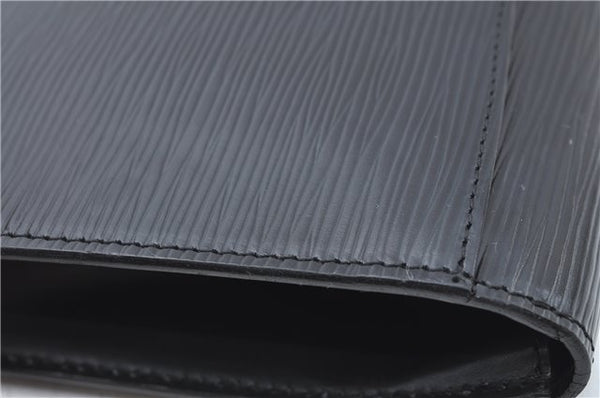 Authentic Louis Vuitton Epi Arts Deco Clutch Bag Black M52632 LV J1964