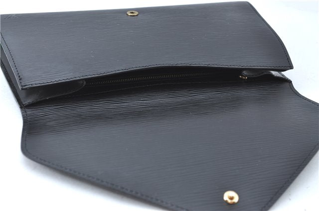 Authentic Louis Vuitton Epi Arts Deco Clutch Bag Black M52632 LV J1964