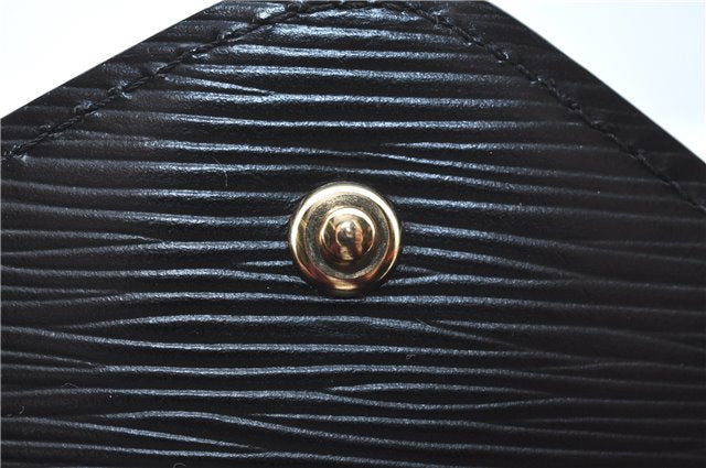 Authentic Louis Vuitton Epi Arts Deco Clutch Bag Black M52632 LV J1964