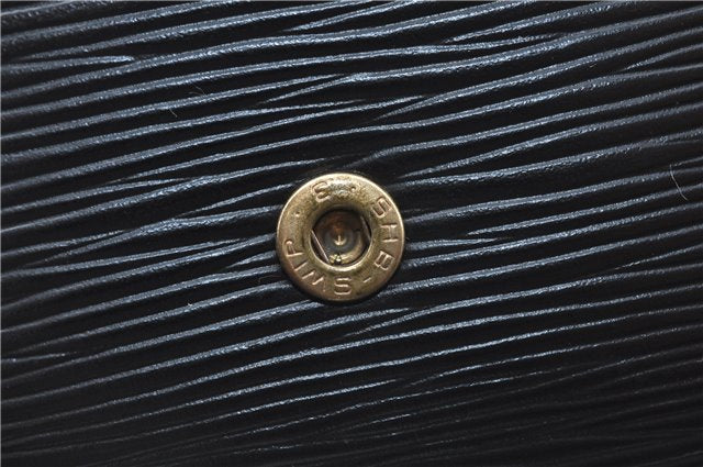 Authentic Louis Vuitton Epi Arts Deco Clutch Bag Black M52632 LV J1964