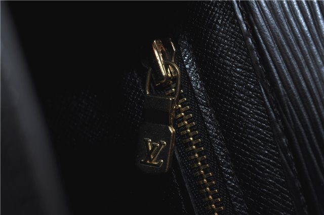 Authentic Louis Vuitton Epi Arts Deco Clutch Bag Black M52632 LV J1964