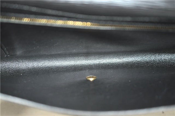 Authentic Louis Vuitton Epi Arts Deco Clutch Bag Black M52632 LV J1964