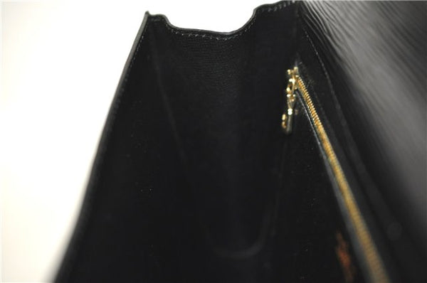 Authentic Louis Vuitton Epi Arts Deco Clutch Bag Black M52632 LV J1964