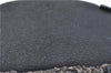 Authentic Ferragamo Gancini Leather Mouton Shoulder Bag Purse Black J1966