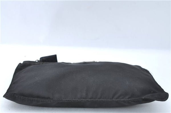 Authentic PRADA Nylon Pouch Purse Purse Black J1968