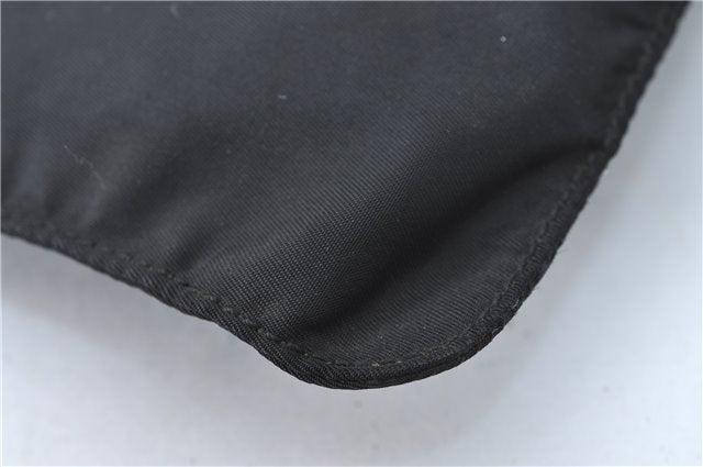 Authentic PRADA Nylon Pouch Purse Purse Black J1968