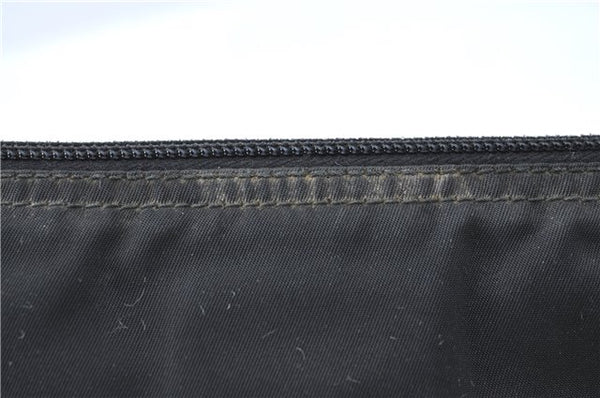 Authentic PRADA Nylon Pouch Purse Purse Black J1968