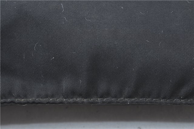 Authentic PRADA Nylon Pouch Purse Purse Black J1968