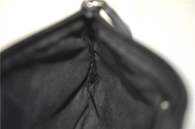 Authentic PRADA Nylon Pouch Purse Purse Black J1968