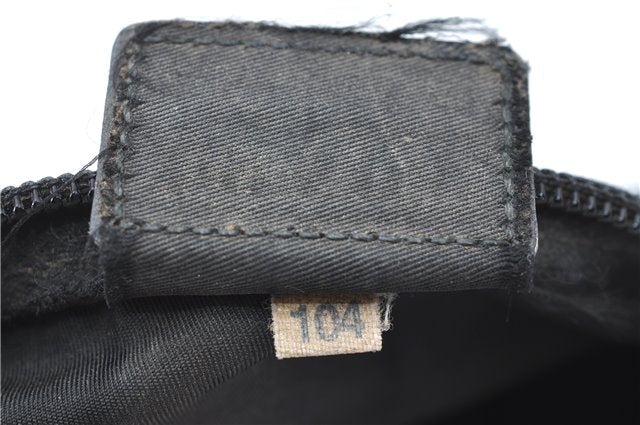Authentic PRADA Nylon Pouch Purse Purse Black J1968