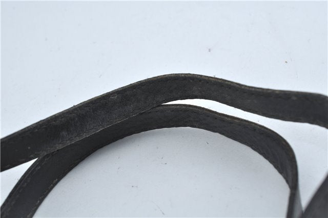 Authentic GUCCI Shoulder Tote Bag Purse GG Canvas Leather 31243 Black J1969