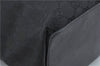 Authentic GUCCI Shoulder Tote Bag Purse GG Canvas Leather 31243 Black J1969