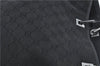 Authentic GUCCI Shoulder Tote Bag Purse GG Canvas Leather 31243 Black J1969