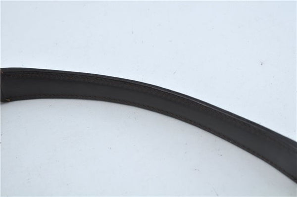 Authentic GUCCI Shoulder Hand Bag Purse Nylon Leather 0000602 Khaki Green J1970